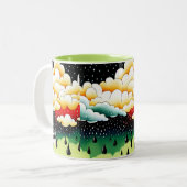 雨の日 ツートーンマグカップ (正面左)