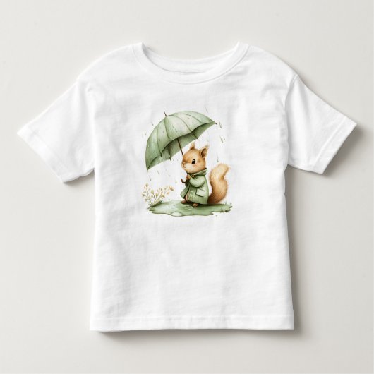 雨の日 トドラーTシャツ (正面)