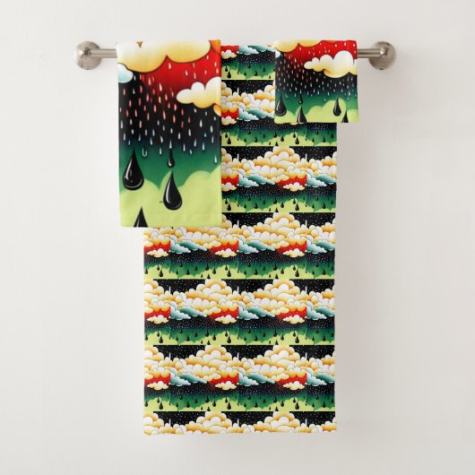 雨の日 バスタオルセット (インサイチュ)