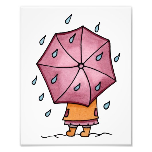 雨の日 フォトプリント            (正面)