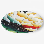 雨の日 ペーパープレート (アングル)