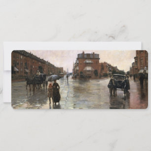 雨の日,ボストンby Frederick Childe Hasssam