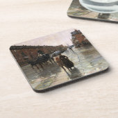 雨の日,ボストンby Frederick Childe Hasssam コースター (左側)