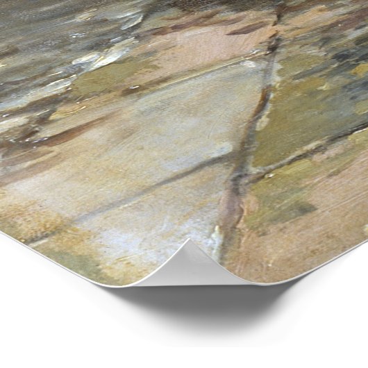 雨の日，ボストンby Frederick Childe Hasssam ポスター (角)