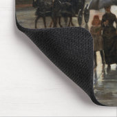 雨の日，ボストンby Frederick Childe Hasssam マウスパッド (コーナー)