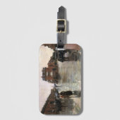 雨の日，ボストンby Frederick Childe Hasssam ラゲッジタグ (正面縦)