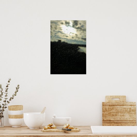 雨の日 ポスター (キッチン)