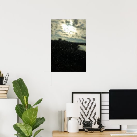 雨の日 ポスター (ホームオフィス)