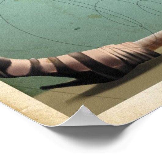 雨の日 ポスター (角)