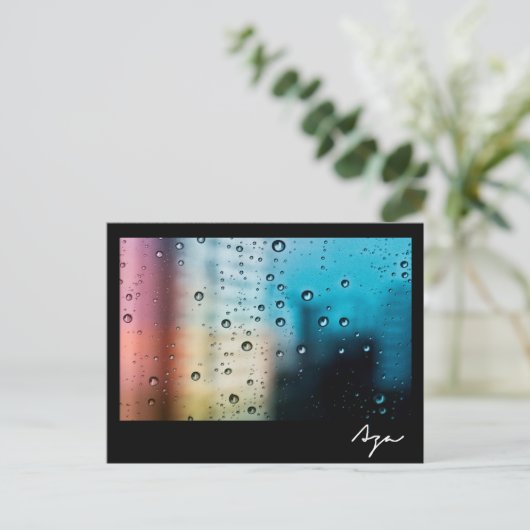 雨の日 ポストカード (スタンド正面)