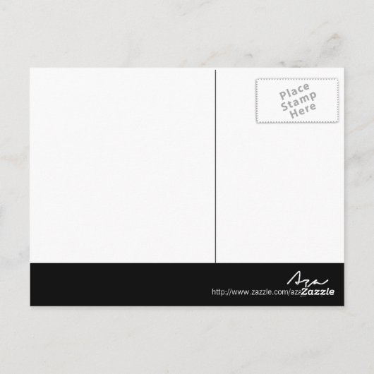 雨の日 ポストカード (裏面)