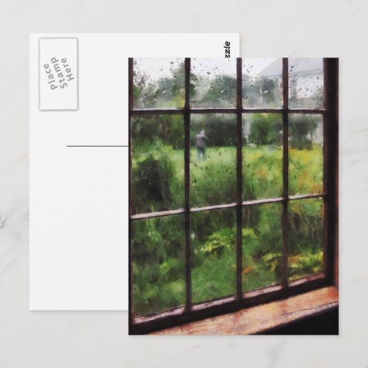 雨の日 ポストカード (正面/裏面)