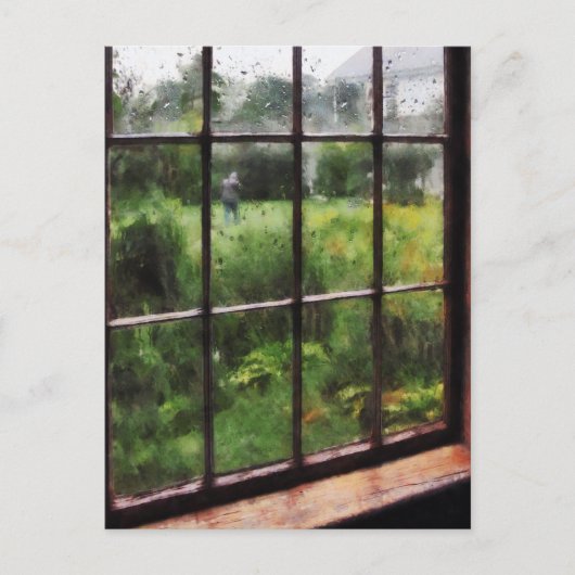 雨の日 ポストカード (正面)