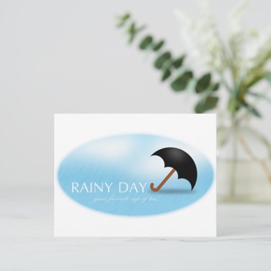 雨の日 ポストカード (スタンド正面)