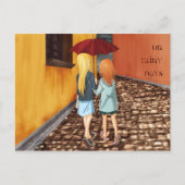 雨の日 ポストカード (正面)