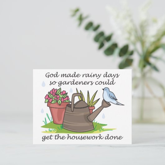 雨の日 ポストカード (スタンド正面)