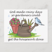 雨の日 ポストカード (正面)