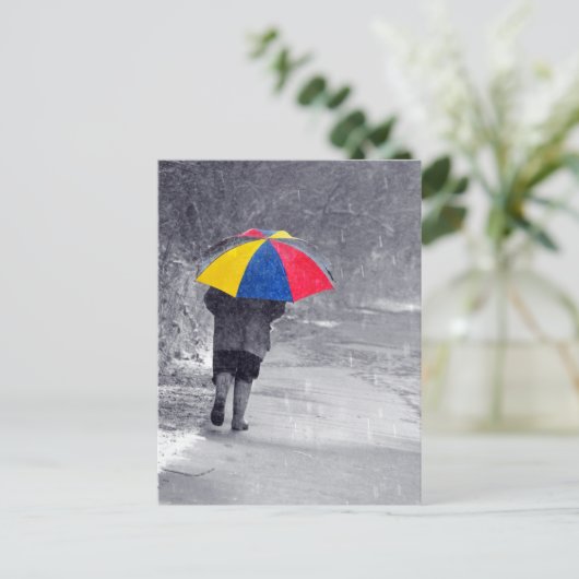 雨の日 ポストカード (スタンド正面)