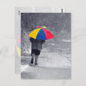 雨の日 ポストカード (正面/裏面)