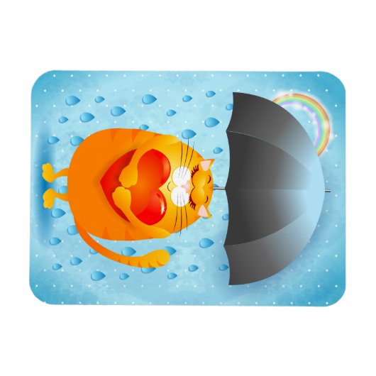 雨の日 マグネット (横)