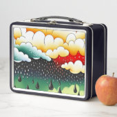 雨の日 メタルランチボックス (インサイチュ)