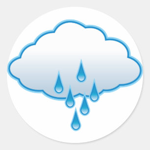 雨の日 ラウンドシール