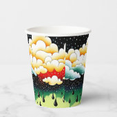 雨の日 紙コップ (正面)