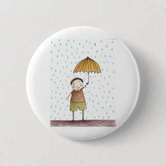 雨の日 缶バッジ
