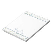雨の日+雨粒 ノートパッド (回転)