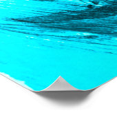 雨の日（青） ポスター (角)