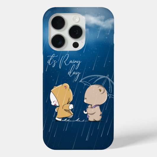 雨の日| Case-Mate iPhoneケース (裏面)
