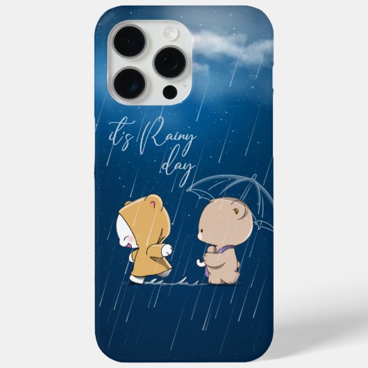 雨の日| Case-Mate iPhoneケース (裏面)