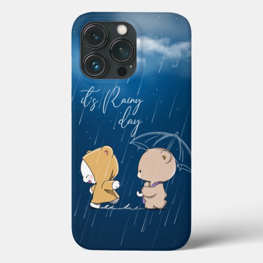 雨の日| Case-Mate iPhoneケース (裏面)