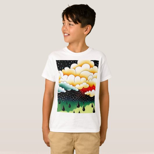 雨の日 Tシャツ (正面フル)