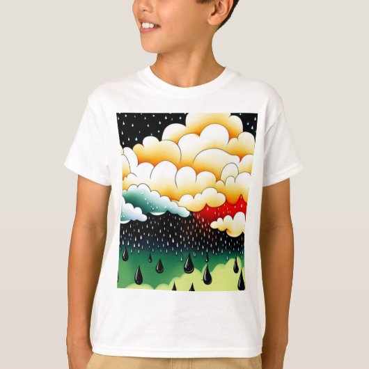 雨の日 Tシャツ (正面)