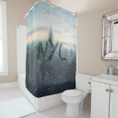 雨の日NYCシャワーカーテン シャワーカーテン (インサイチュ)