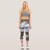 雨の日Torres Del Paine NP カプリレギンス (正面)