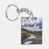 雨の日Torres Del Paine NP キーホルダー (正面左)