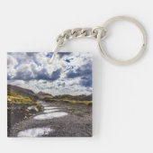 雨の日Torres Del Paine NP キーホルダー (裏面)