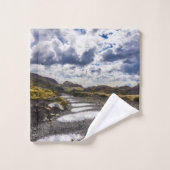 雨の日Torres Del Paine NP バスタオルセット (ウォッシュタオル)