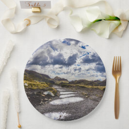 雨の日Torres Del Paine NP ペーパープレート