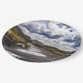 雨の日Torres Del Paine NP ペーパープレート (アングル)