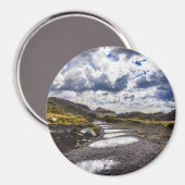 雨の日Torres Del Paine NP マグネット (正面/裏面)