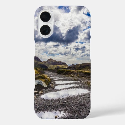 雨の日Torres Del Paine NP Case-Mate iPhoneケース (裏面)