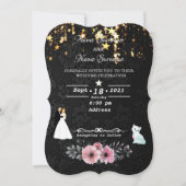 雨の星 招待状 (正面)