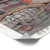 雨の春日大社、川瀬巴水奈良の春日神社、河瀬蓮井 ポスター (角)