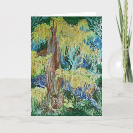 雨の木 カード (正面)