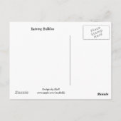 雨の泡 ポストカード (裏面)