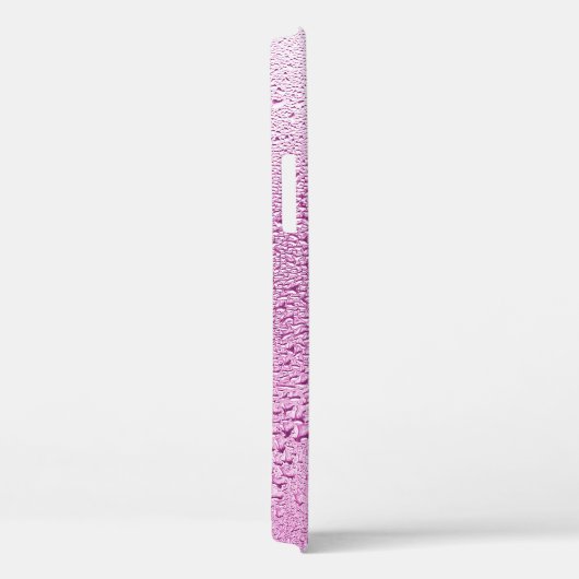 雨の滴がガラスの湿った透明度に当たるテクスチャ Case-Mate iPhoneケース (裏面 / 右)