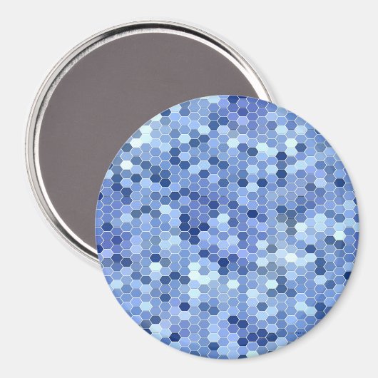雨の濡れた石畳の道...... マグネット (正面/裏面)